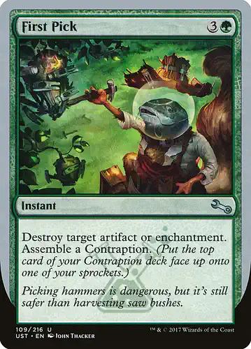 First Pick - ust Spoiler