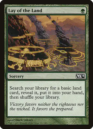 Lay of the Land - m14 Spoiler