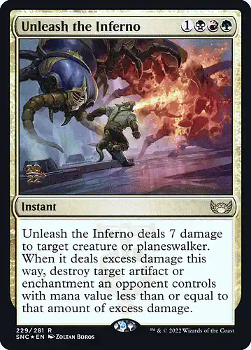 Unleash the Inferno - snc Spoiler