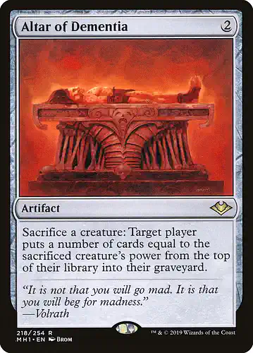 Altar of Dementia - mh1 Spoiler