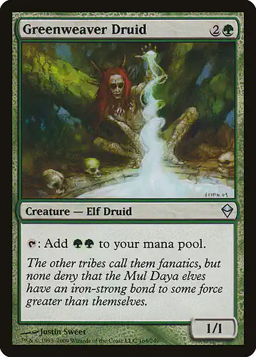 Greenweaver Druid - zen Spoiler
