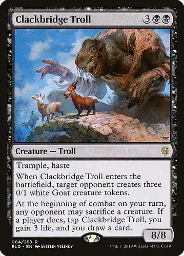 Clackbridge Troll - eld Spoiler