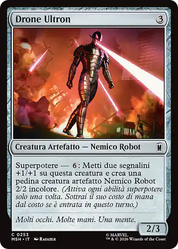 Ultron Drone - msh Spoiler