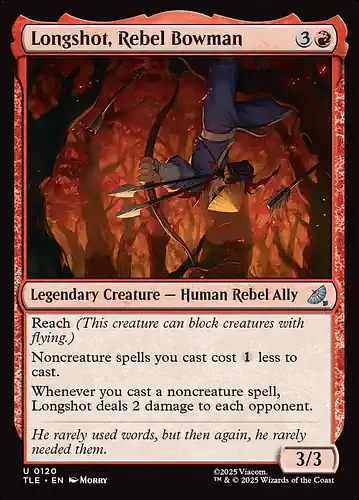 Longshot, Rebel Bowman - tle Spoiler