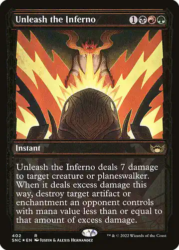 Unleash the Inferno - snc Spoiler