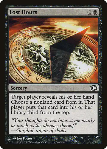 Lost Hours - fut Spoiler