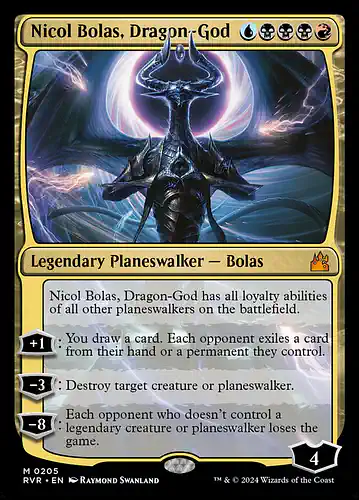 Nicol Bolas, Dragon-God - rvr Spoiler
