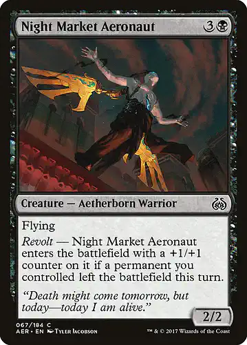 Night Market Aeronaut - aer Spoiler