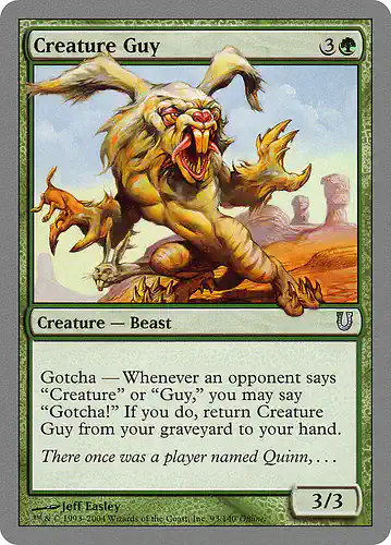 Creature Guy - unh Spoiler