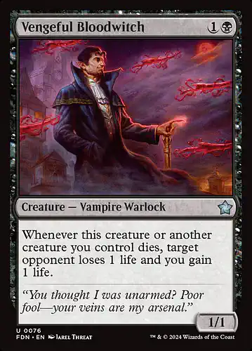 Vengeful Bloodwitch - fdn Spoiler