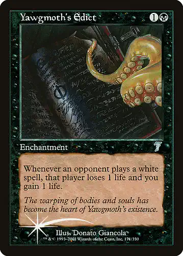 Yawgmoth's Edict - 7ed Spoiler