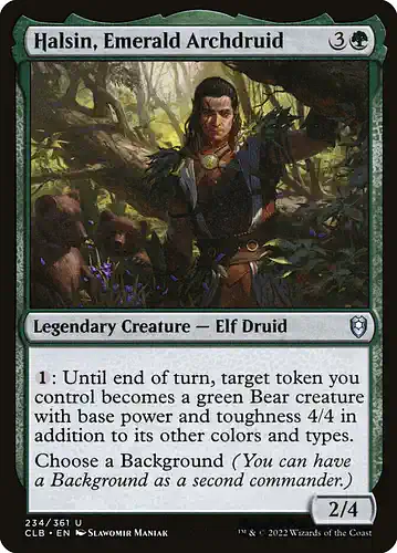 Halsin, Emerald Archdruid - clb Spoiler