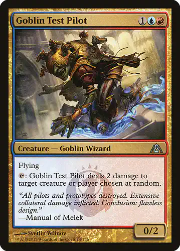 Goblin Test Pilot - dgm Spoiler
