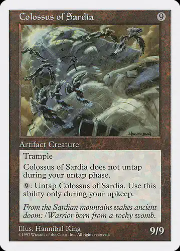 Colossus of Sardia - 5ed Spoiler