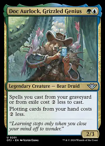 Doc Aurlock, Grizzled Genius - otj Spoiler