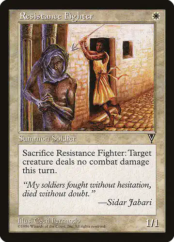 Resistance Fighter - vis Spoiler