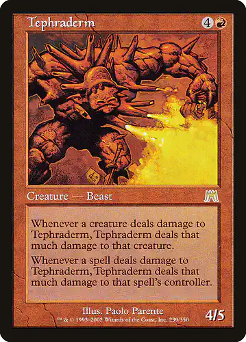 Tephraderm - ons Spoiler