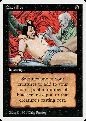 Sacrifice - sum Spoiler