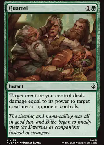 Quarrel - hob Spoiler