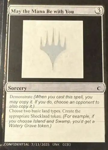 May the Mana Be with You - unk Spoiler