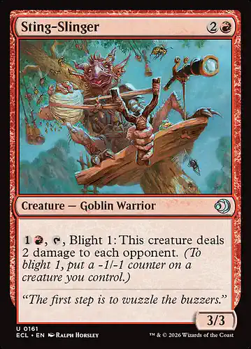 Sting-Slinger - ecl Spoiler