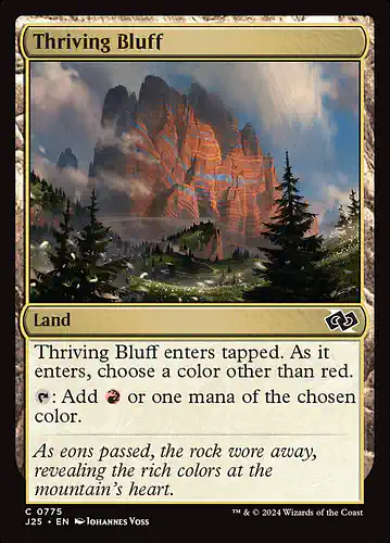 Thriving Bluff - j25 Spoiler