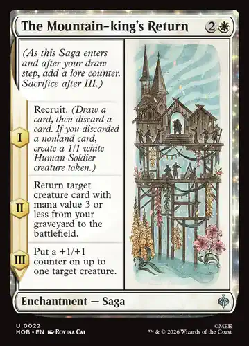 The Mountain-king's Return - hob Spoiler