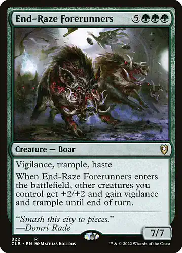 End-Raze Forerunners - clb Spoiler