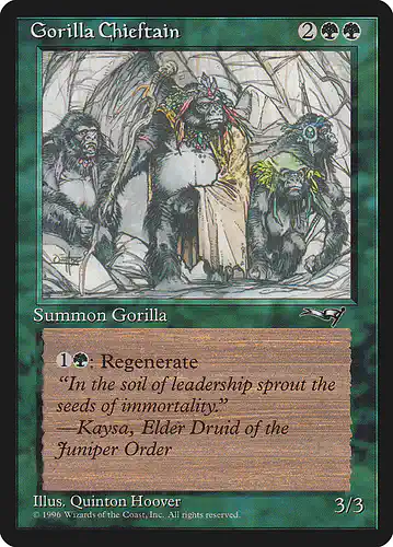 Gorilla Chieftain - all Spoiler