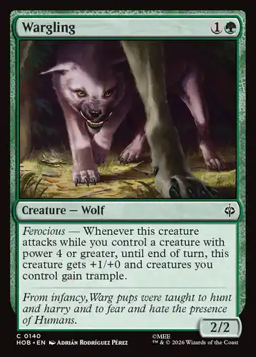 Wargling - hob Spoiler