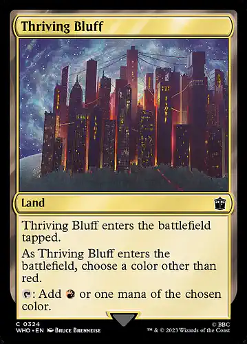 Thriving Bluff - who Spoiler
