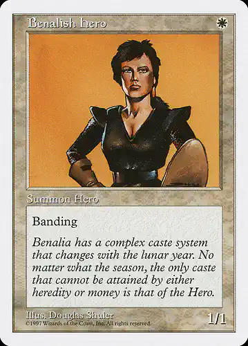 Benalish Hero - 5ed Spoiler