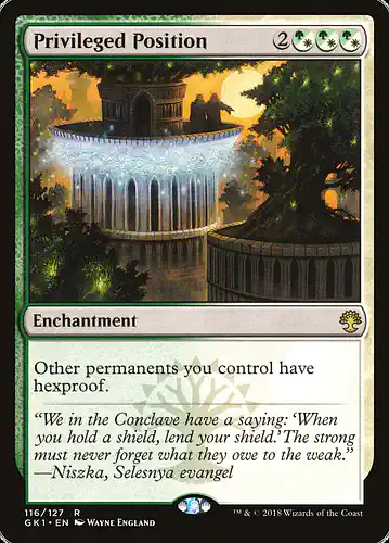 Privileged Position - gk1 Spoiler