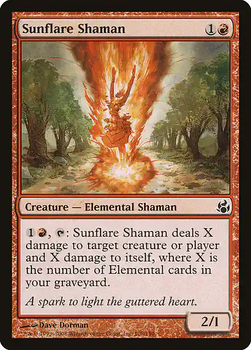 Sunflare Shaman - mor Spoiler