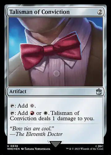 Talisman of Conviction - who Spoiler
