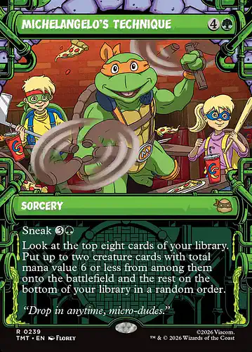 Michelangelo's Technique - tmt Spoiler