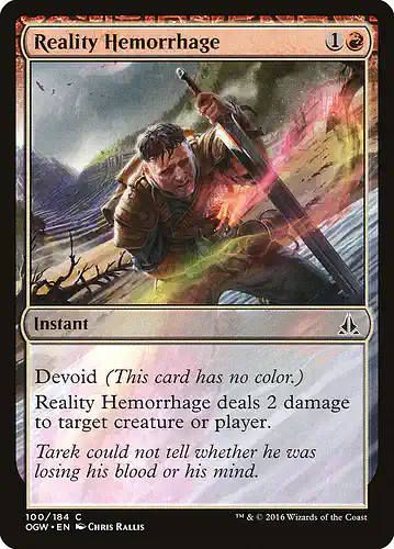 Reality Hemorrhage - ogw Spoiler