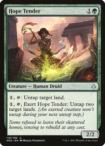 Hope Tender - hou Spoiler