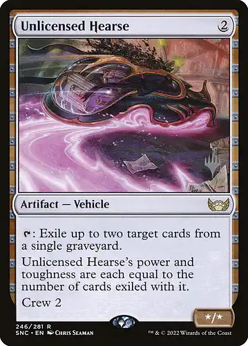 Unlicensed Hearse - snc Spoiler