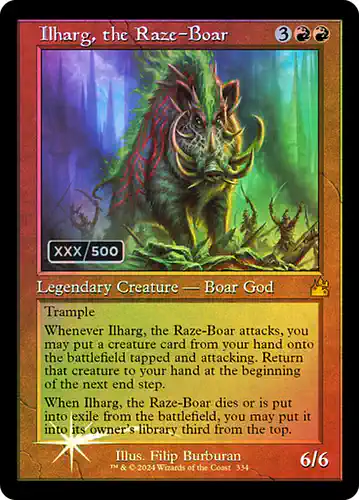 Ilharg, the Raze-Boar - rvr Spoiler