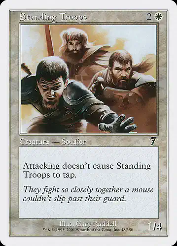 Standing Troops - 7ed Spoiler