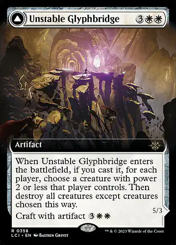 Unstable Glyphbridge - lci Spoiler