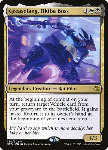 Greasefang, Okiba Boss - neo Spoiler