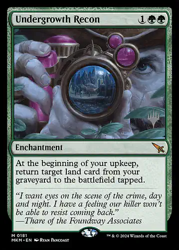 Undergrowth Recon - mkm Spoiler