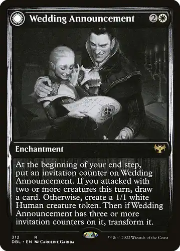 Wedding Announcement - dbl Spoiler