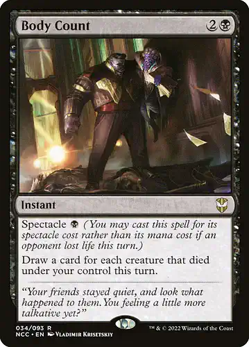 Body Count - ncc Spoiler