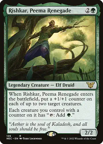 Rishkar, Peema Renegade - nec Spoiler