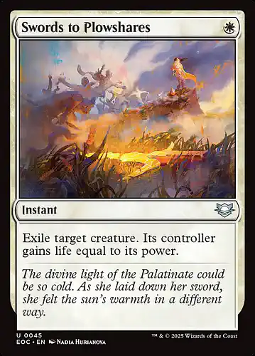 Swords to Plowshares - eoc Spoiler