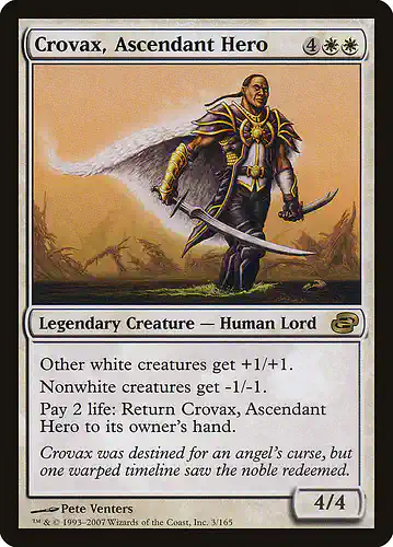 Crovax, Ascendant Hero - plc Spoiler