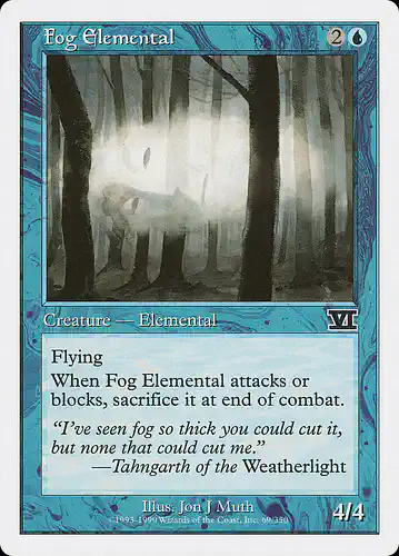 Fog Elemental - 6ed Spoiler
